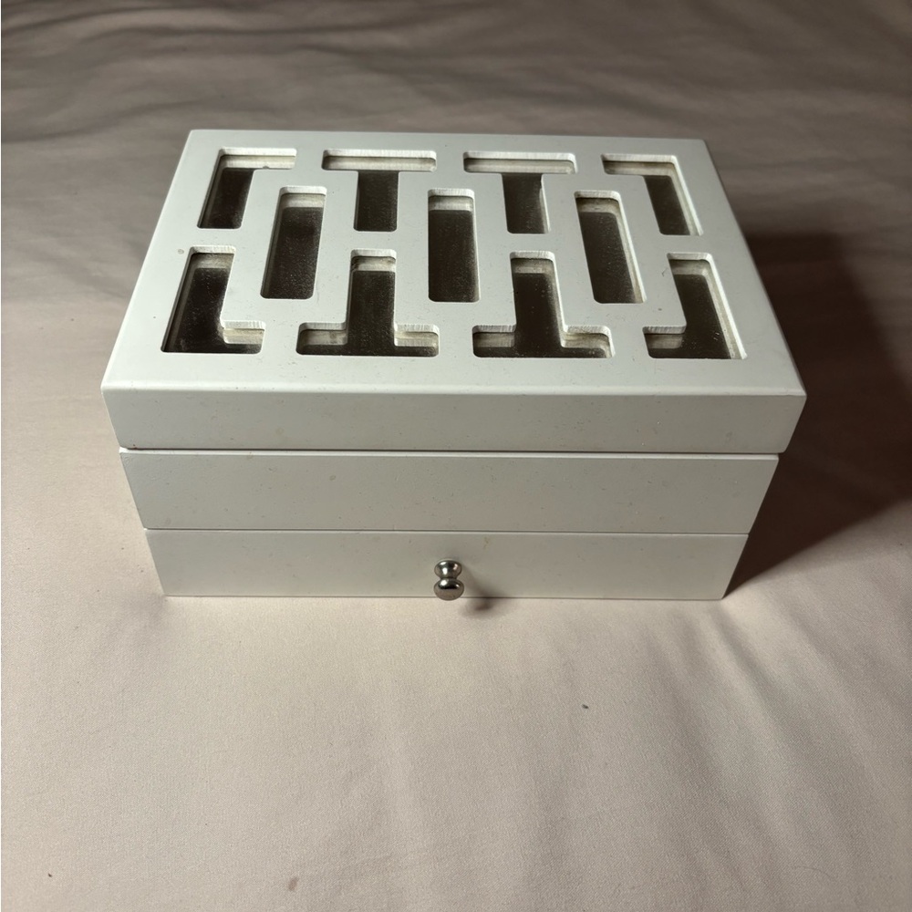 White Jewelry Box Organizer
